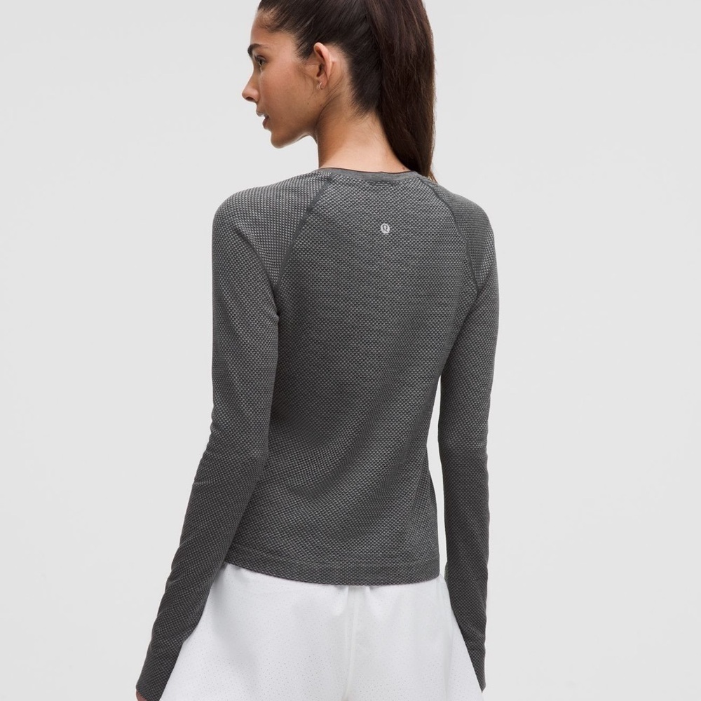 NWT lululemon swiftly tech ls 2.0 race textured knit Size 12 - Picture 2 of 5